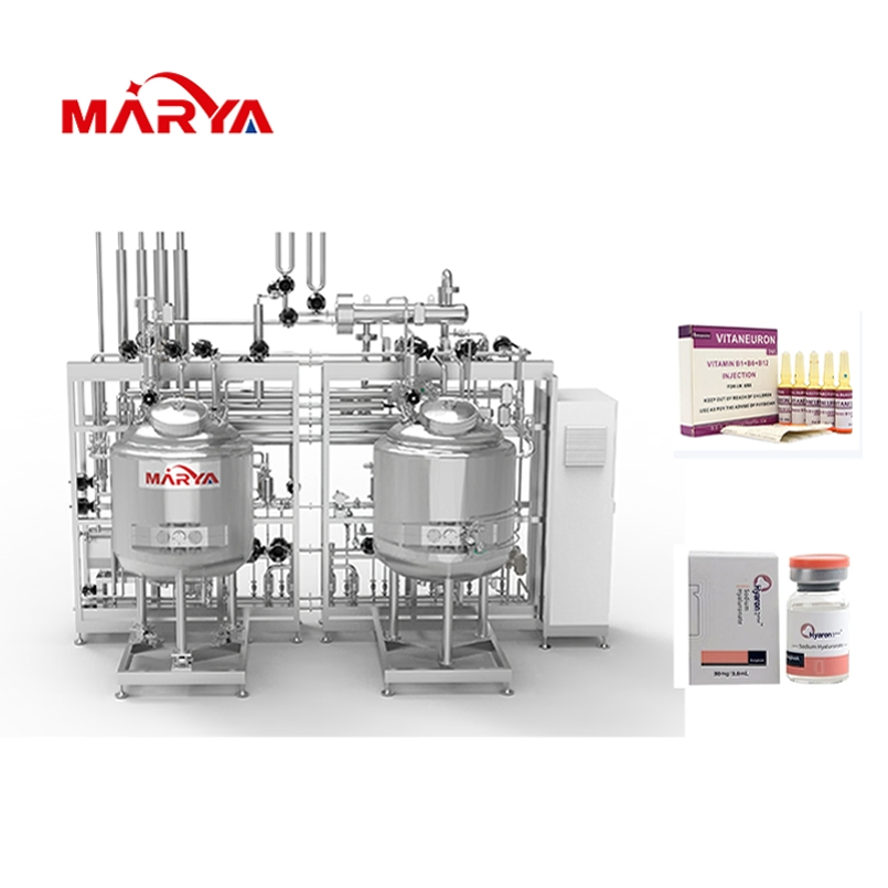 Marya Solution Preparation System CIP/SIP Integrated Mixing Equipment with Mixing Tank