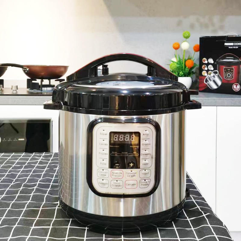 Guangdong Household 8-in-1 Stainless Steel 5.1-6.0L Electric Multi-Functions Slow Pressure Cooker