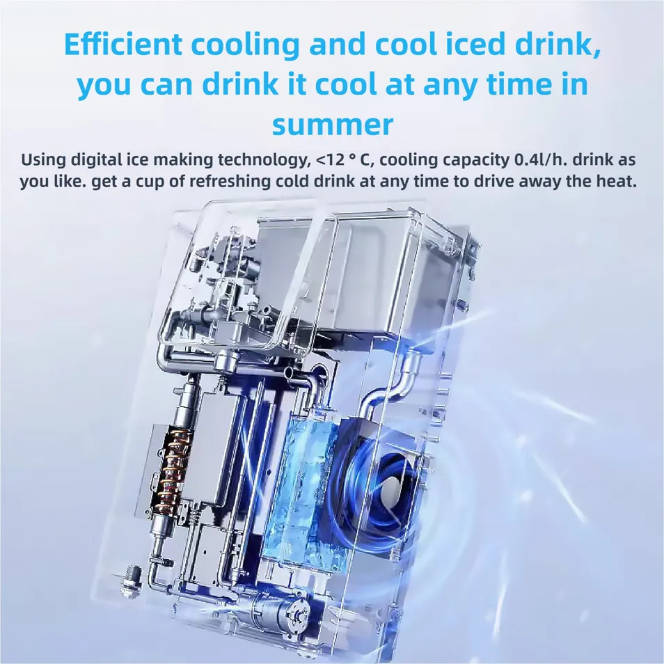 Wall-Mounted Water Dispenser Side View