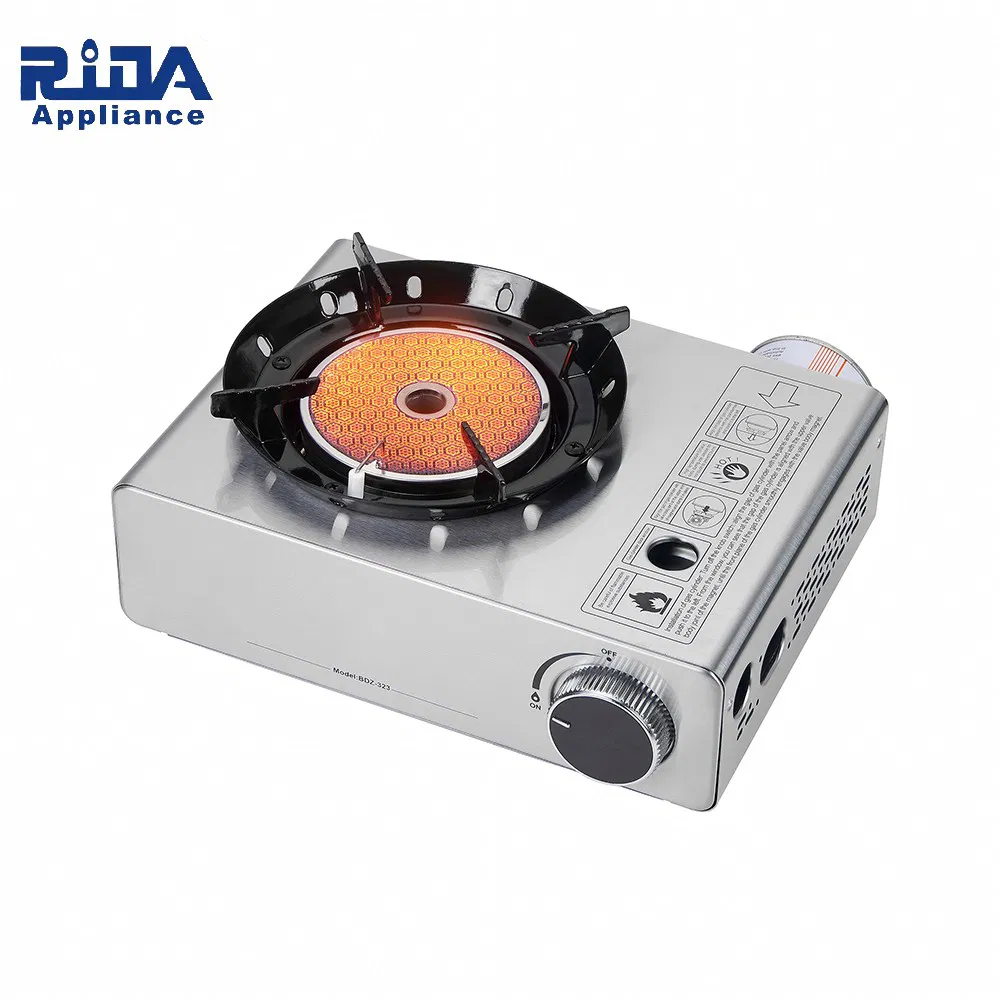 Ridax Windproof Single Butane Burner for Outdoor Hiking Portable Electric Stove