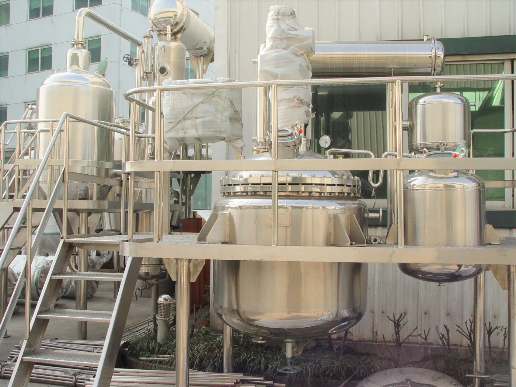 Stainless Steel Steam Jacketed Chemical Polymer Saturated Resin Synthesis Reactor Equipment