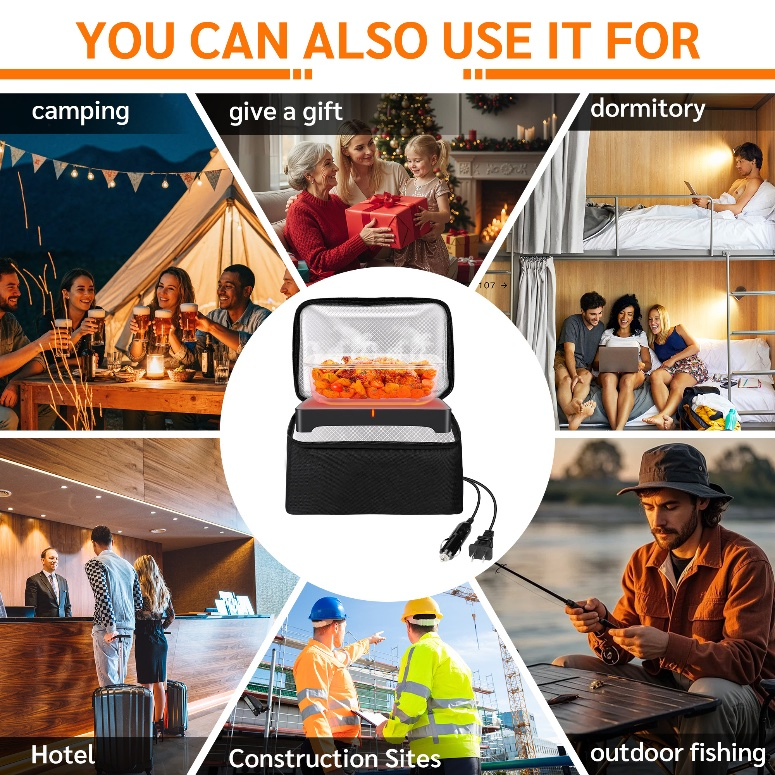 100W Portable Electric Food Heating Plate Warmer Mini Oven