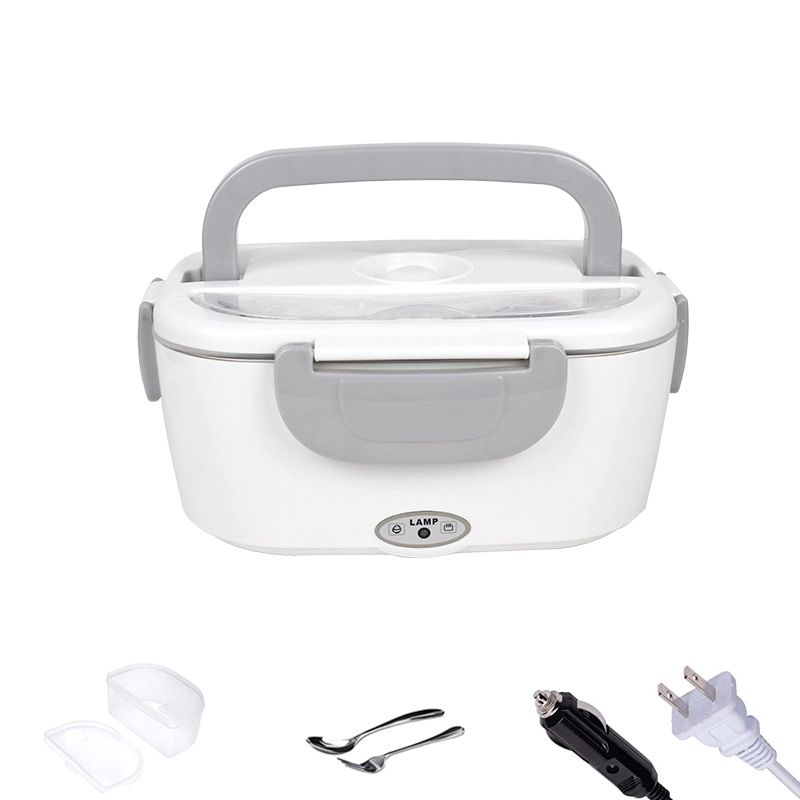 Travel Smart Lunch Box Automatic Heating Home Car 2-in-1 Electric Lunch Box Electric Lunch Bag Lunch Box Warmer Heated Lunch Box Crockpot Electric Lunch Box