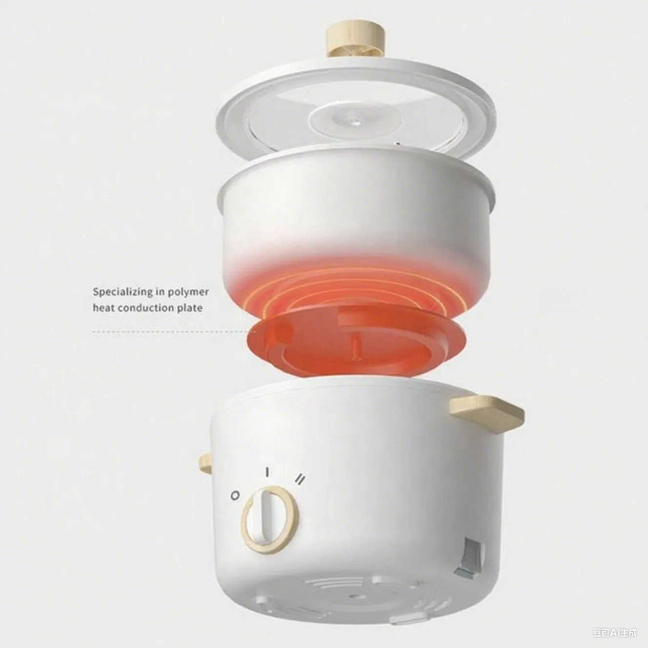 Multi Function Cooker Mini Electric Rice Cooker Frying Pan Mini Food Cooker Hot Pot Cooking Pots Non Stick Coating