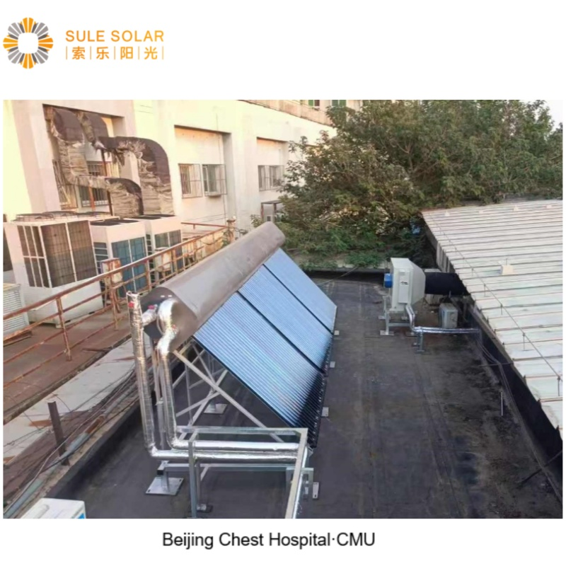 Made in China Commercial Solar Water Heating System Compact Type Design 3000L Durable for Industrial Complexes &amp; Resorts