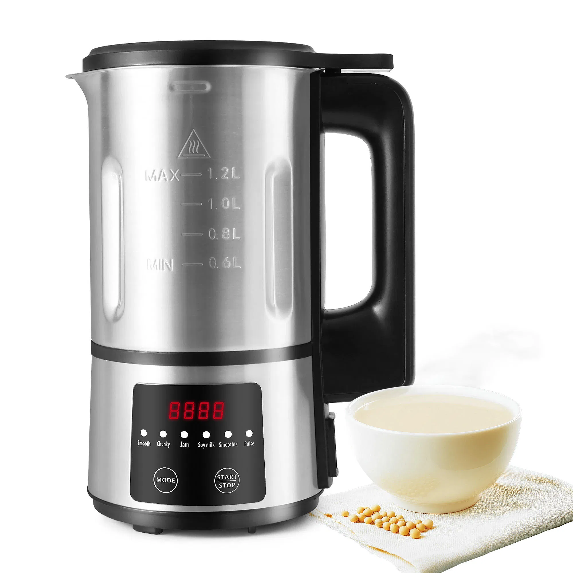 OEM ODM Stainless Steel Electric Soup Machine Maker Small Kitchen Appliance Soy Soup Maker