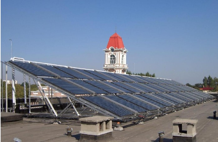 Large Scale Commercial Solar Water Heating System