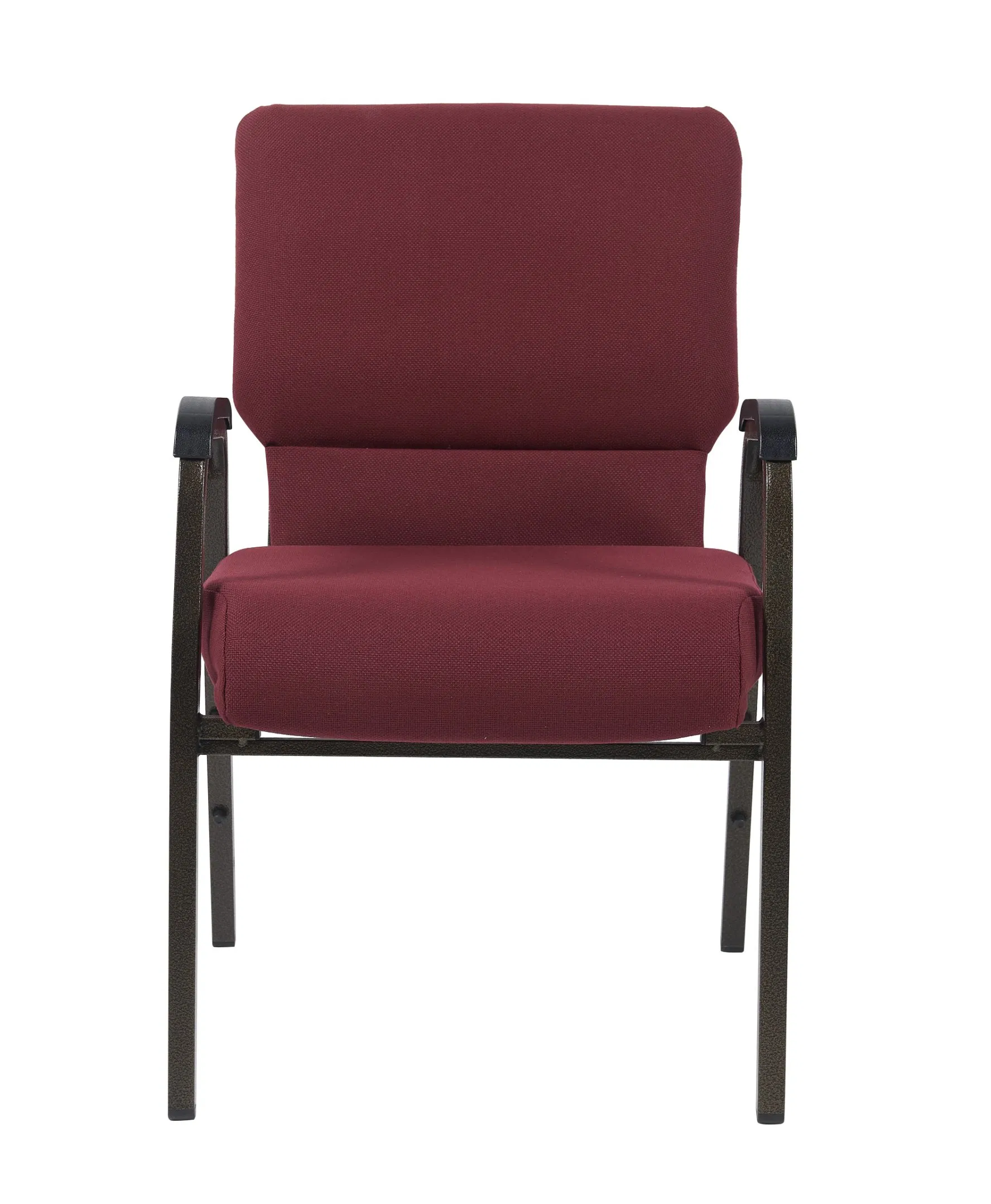 Durable Metal Church Seating with Armrests for Congregation (ZG13-009)