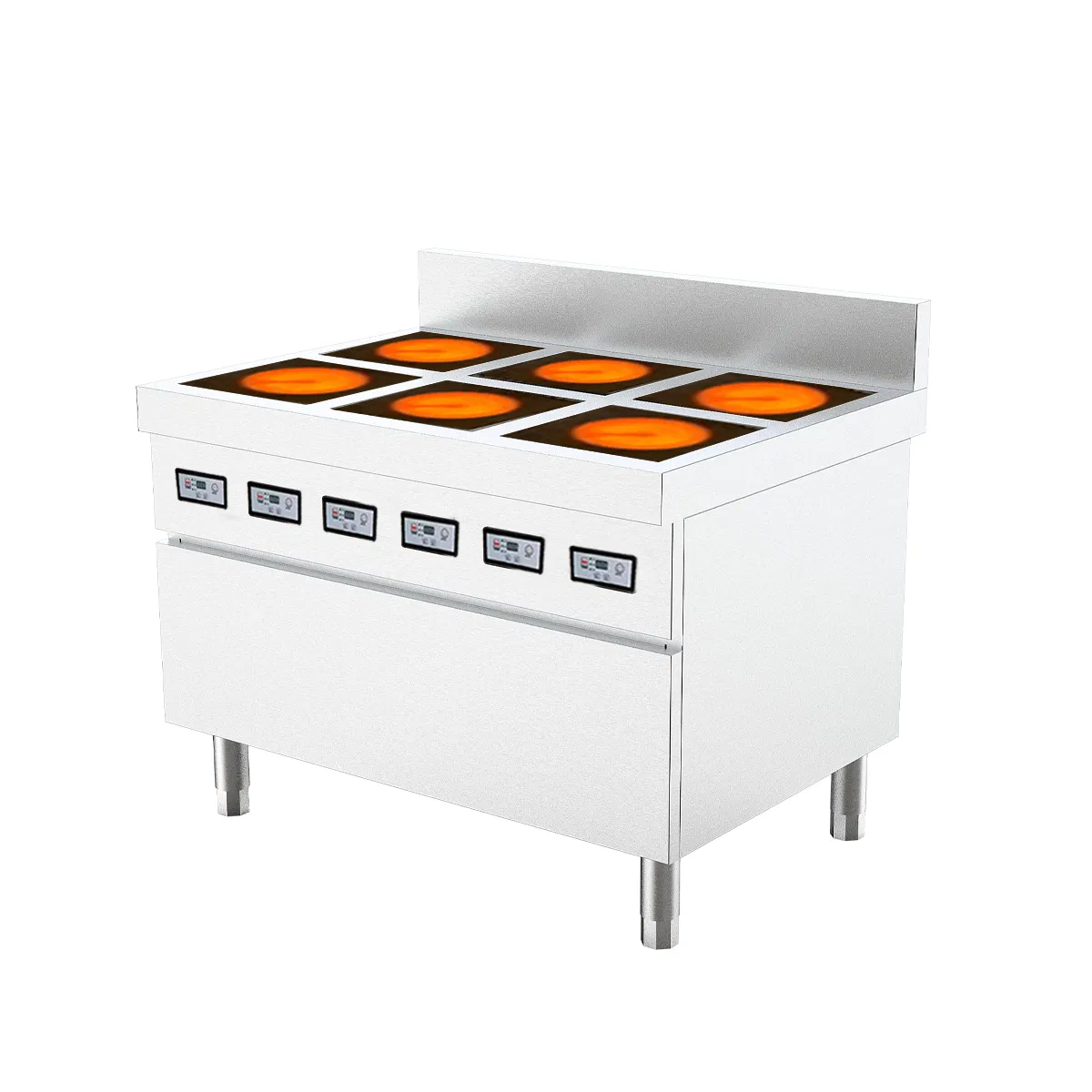 Durable Energy Saving Induction Cooking Equipment for Restaurant Canteens