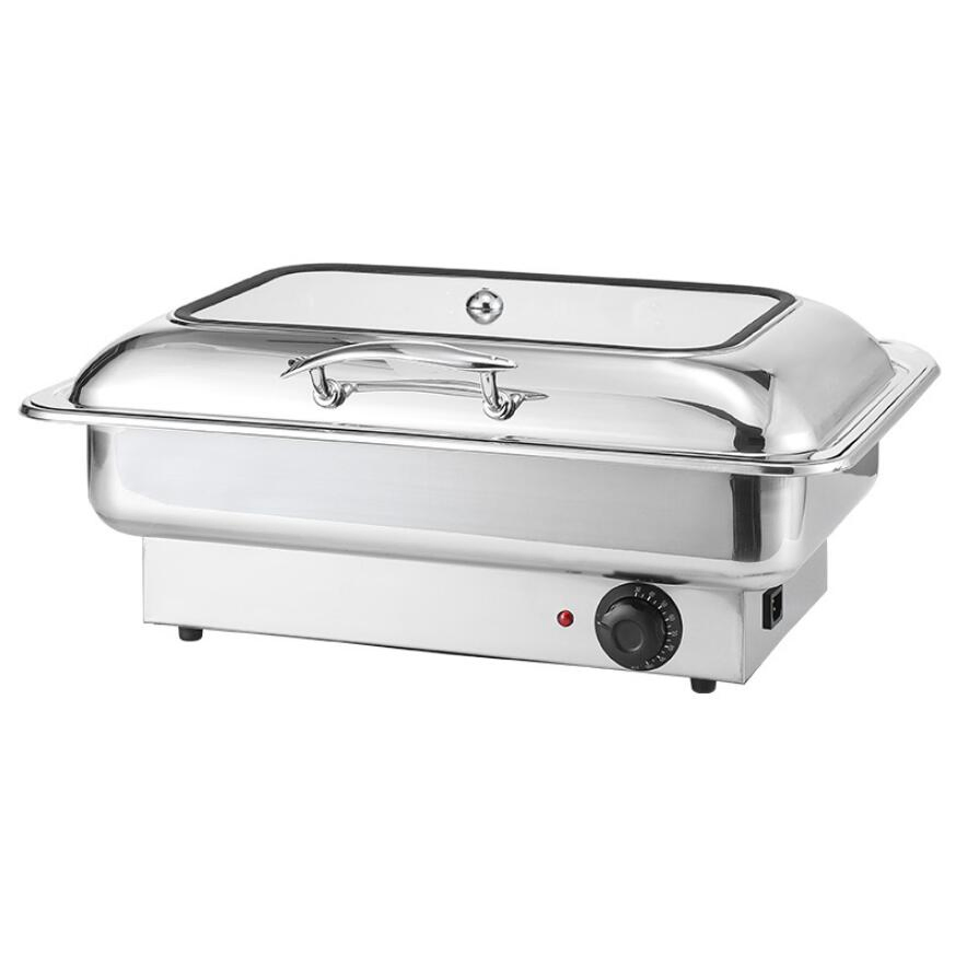 Stainless Steel Electric Heating Self-Service Fast Food Stove Hotel Food Warmer