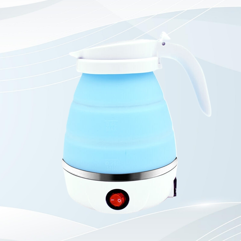 Travel Electric Kettle Large Capacity Easy Carrying Folding Kettle Silicone Kettle for Home Use Car Kettle Small Travel Kettle Portable Travel Kettle