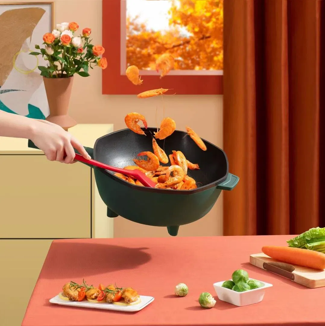 Precise Control Electric Grill Pan Fry Cooking 32cm, 1500W