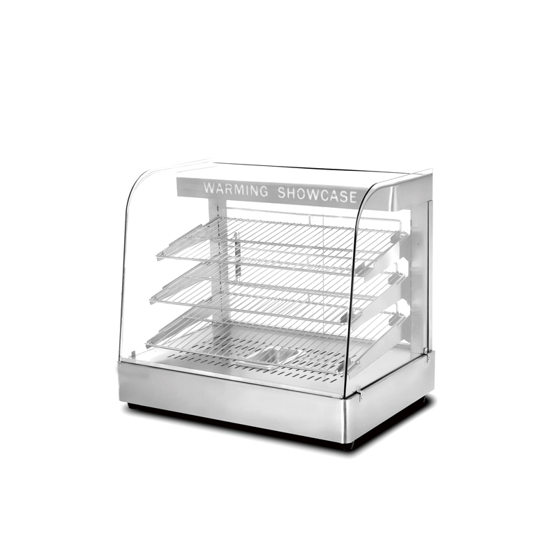 Circulation Electric Warming Cabinet Hot Food Glass Warmer Displayer