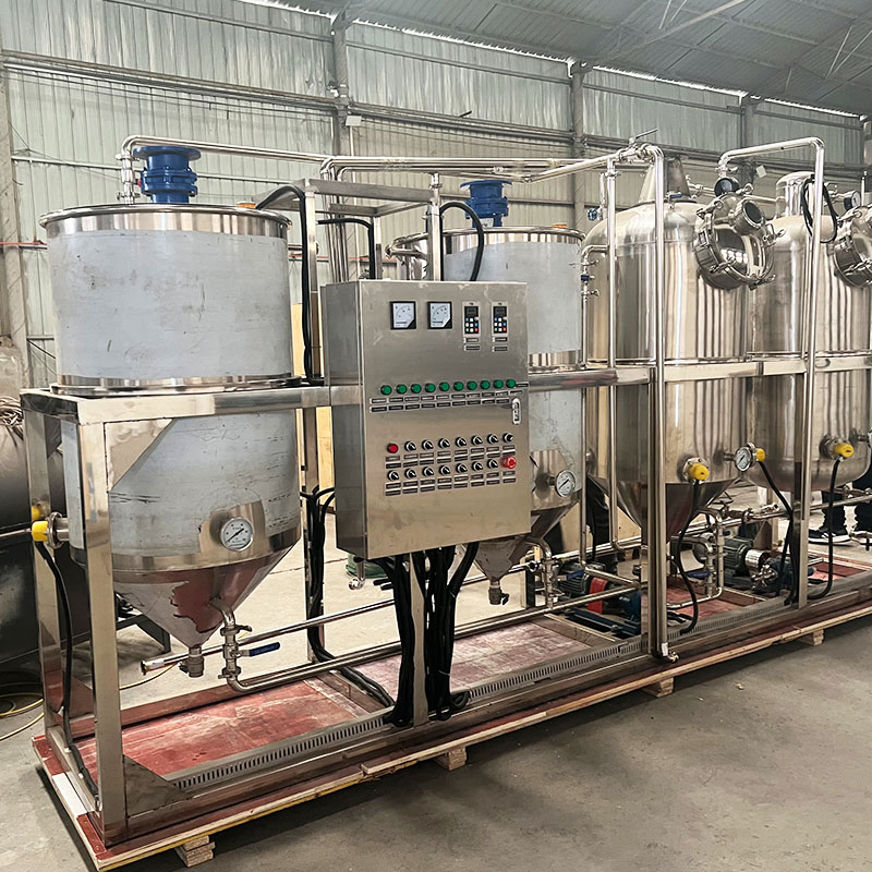 Oil Refinery Machine for Sale Palm Refined Sunflower Oil Refining Machine Engine Oil Refinery Machine Refining Equipment