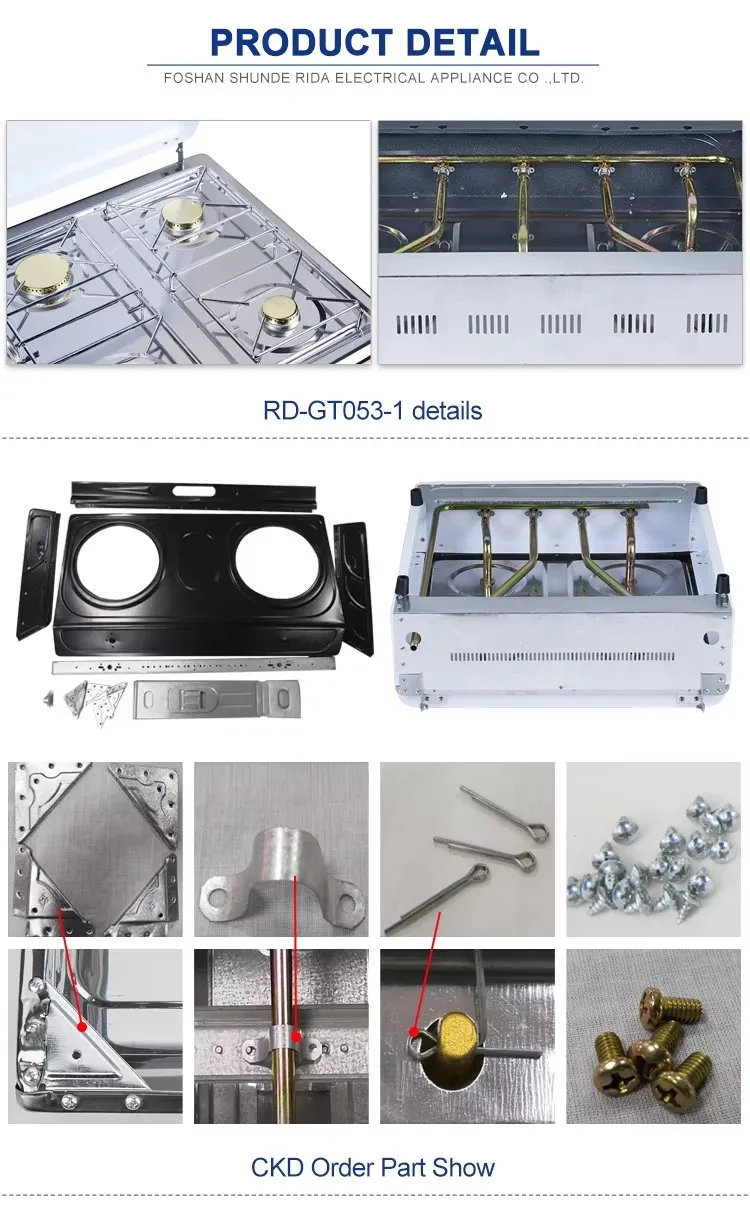 4-Burner Gas Stove Detail 3