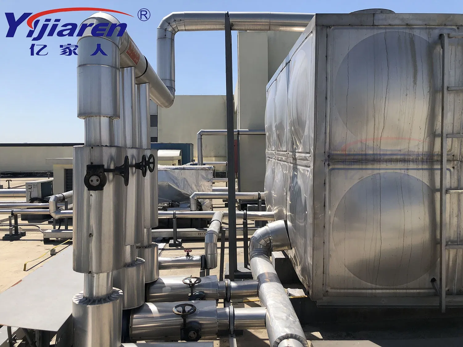 Innovative Heat Pump System for Commercial Pool Water Heating Tank