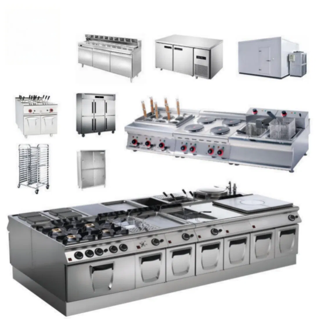 Complete Kitchen System for Meal Prep Services with Bulk Storage and Packaging Stations