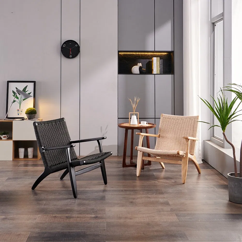 Modern Design Style Outdoor Camping Beach Fast Food Wooden Cafe Dining Chair