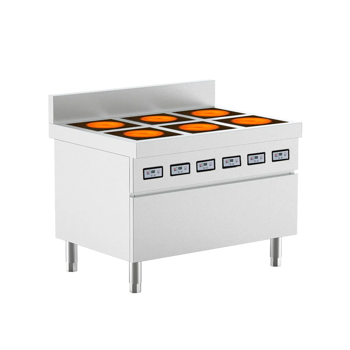 Durable Energy Saving Induction Cooking Equipment for Restaurant Canteens