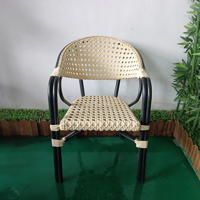 Nordic Outdoor Diningtable Rattan Chair Furniture for Hotel Restaurant Home Backyard Garden