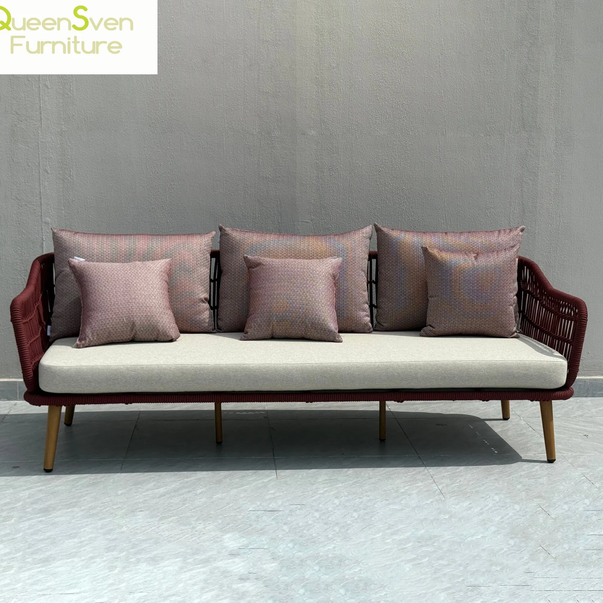 New Wicker Rattan Sofa Sets Outdoor Garden Sofa Hotel Lobby Patio Furniture