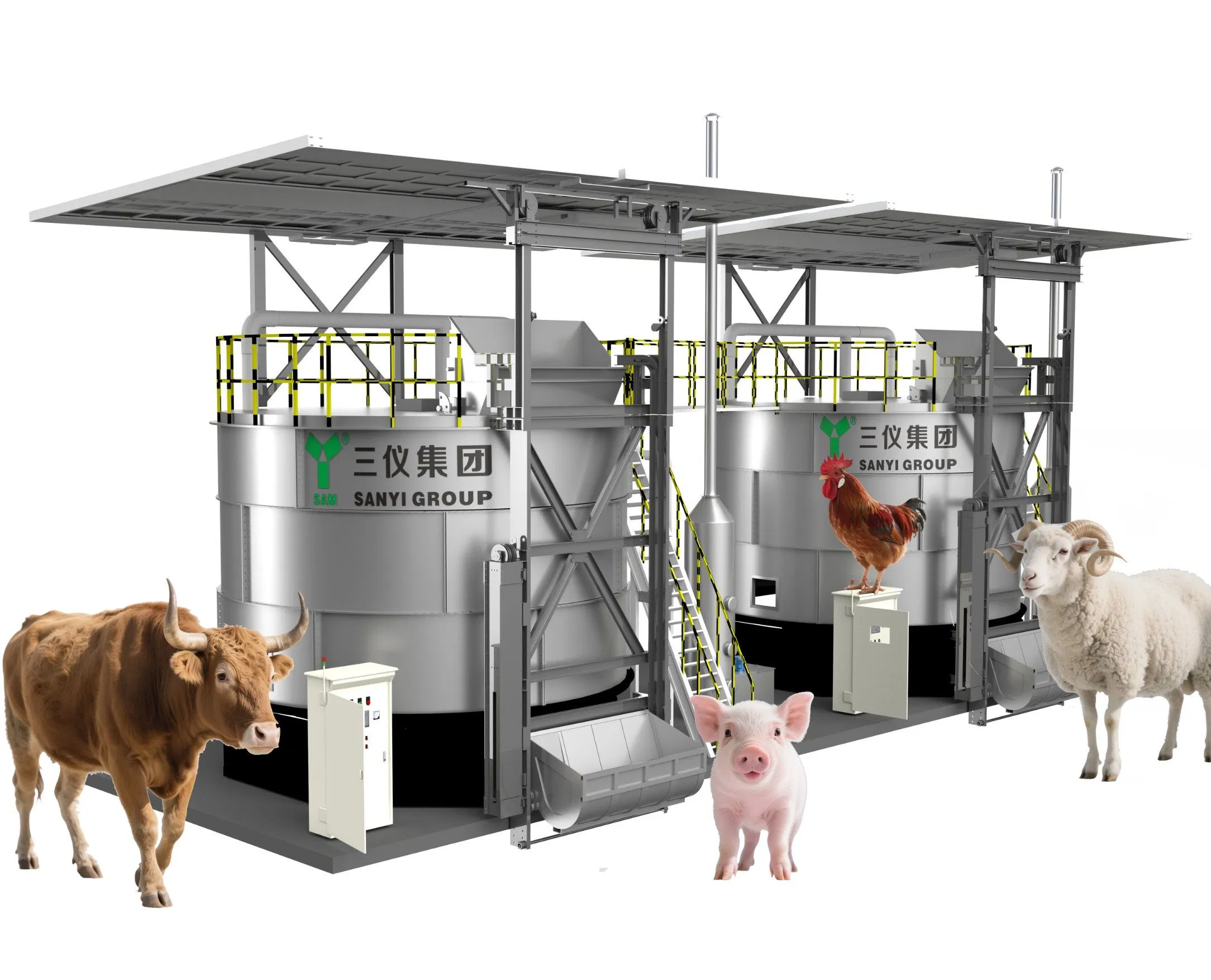 Factory Price Sustainable Soil Friendly Organic Fertilizer Organic Waste Fermentation Tank Waste Valorization System