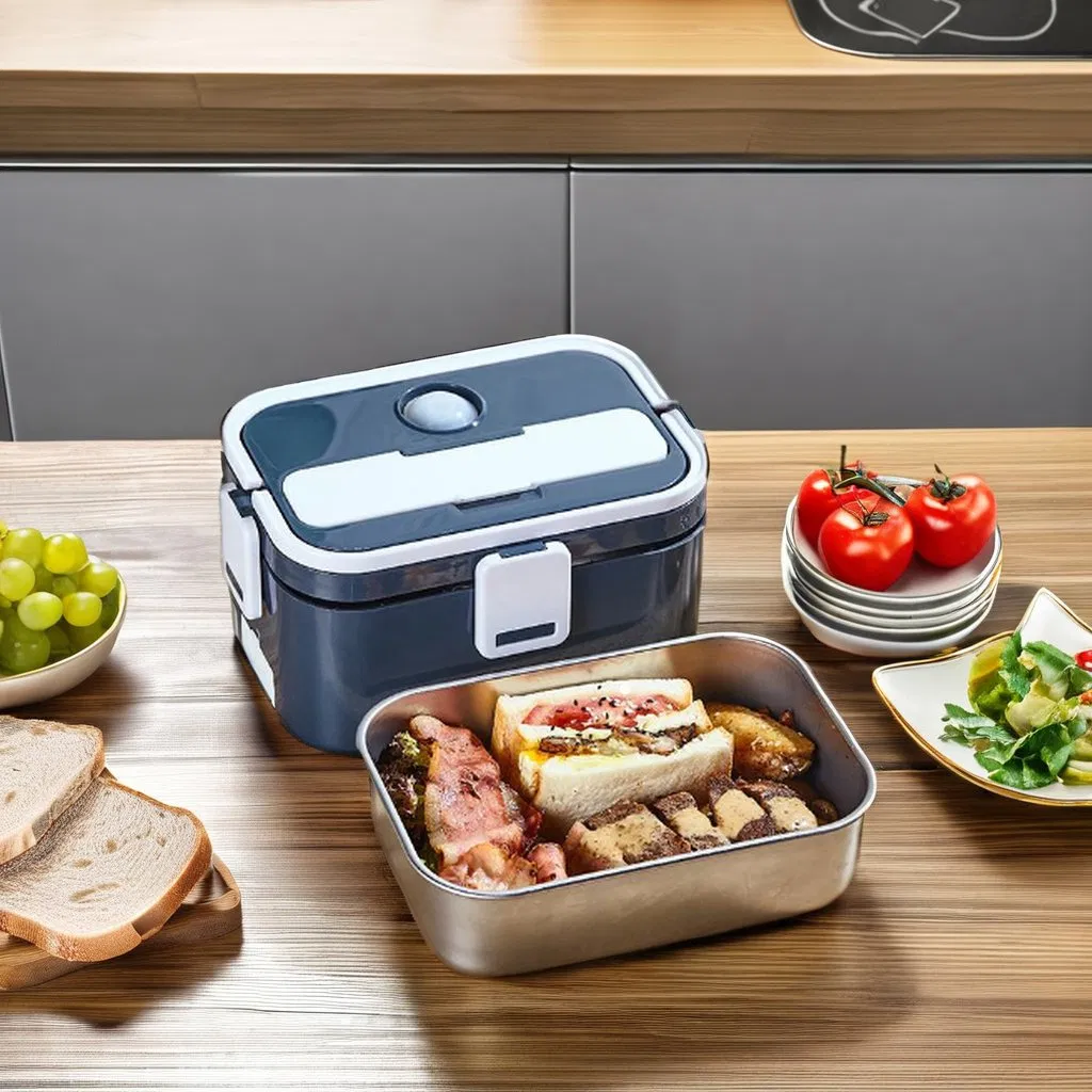 Aohea ODM Manufacturerer Lfgbfdarohs Electric Heating Cooking Lunch Box Auto Electrical Warmer Container Factory Compartments New BPA Free Kid Food