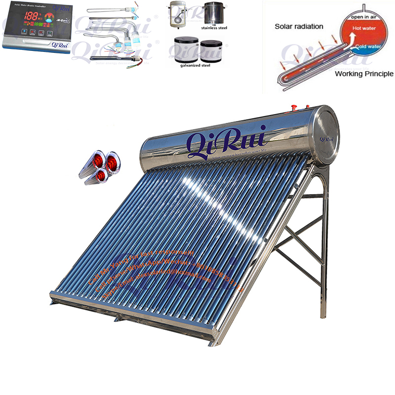High Efficiency Hot Water Heater off Grid Solar Power System for House