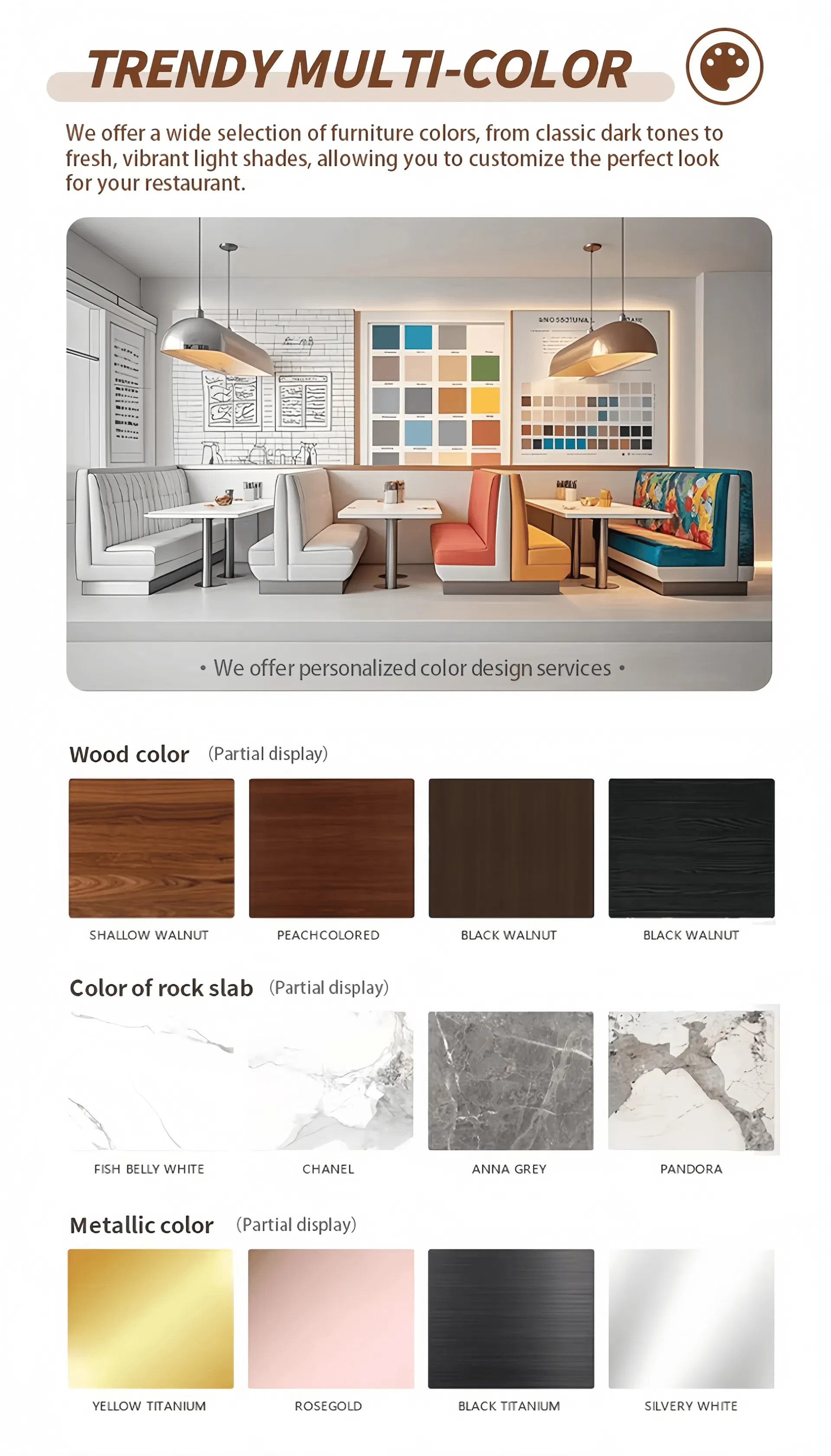 Multi-color Furniture Options