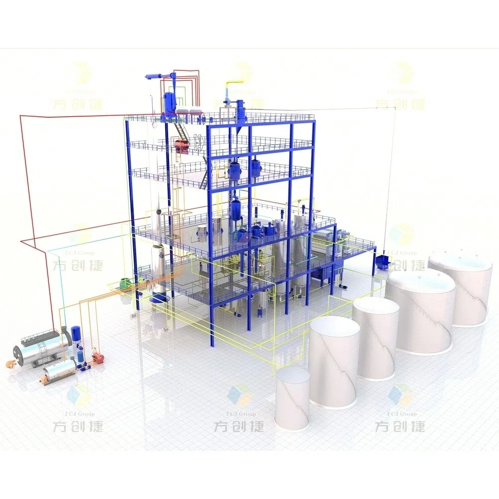 Energy-Saving Automatic Edible Oil Deodorizating Refining Equipment for Cooking Oil Production