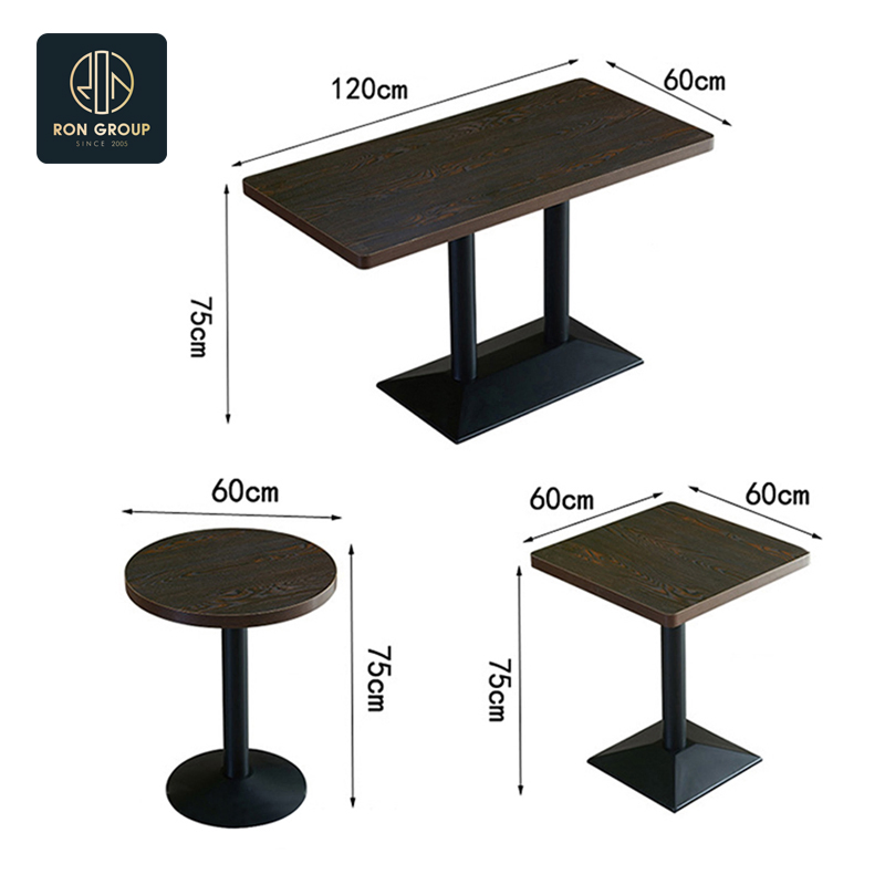 Luxury Coffee Shop Leather Wood Fast Food Cafeteria Table Chair Booth Seating Commercial Restaurant Furniture