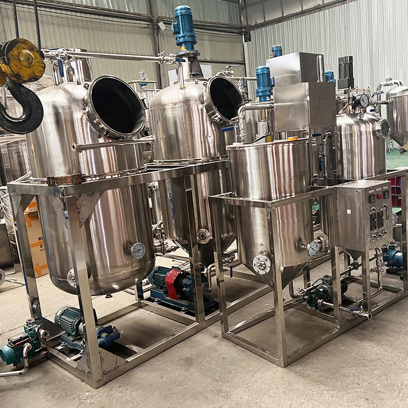 Oil Refinery Machine for Sale Palm Refined Sunflower Oil Refining Machine Engine Oil Refinery Machine Refining Equipment