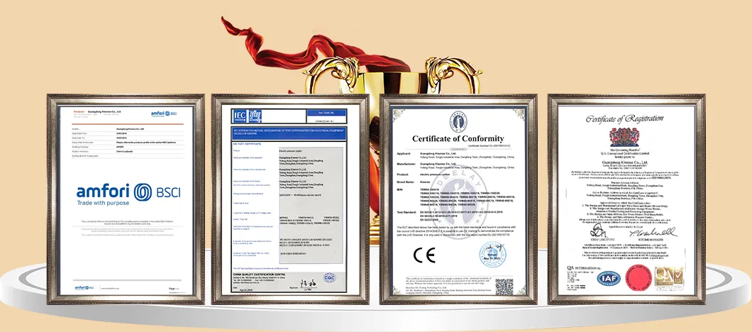 Certificates