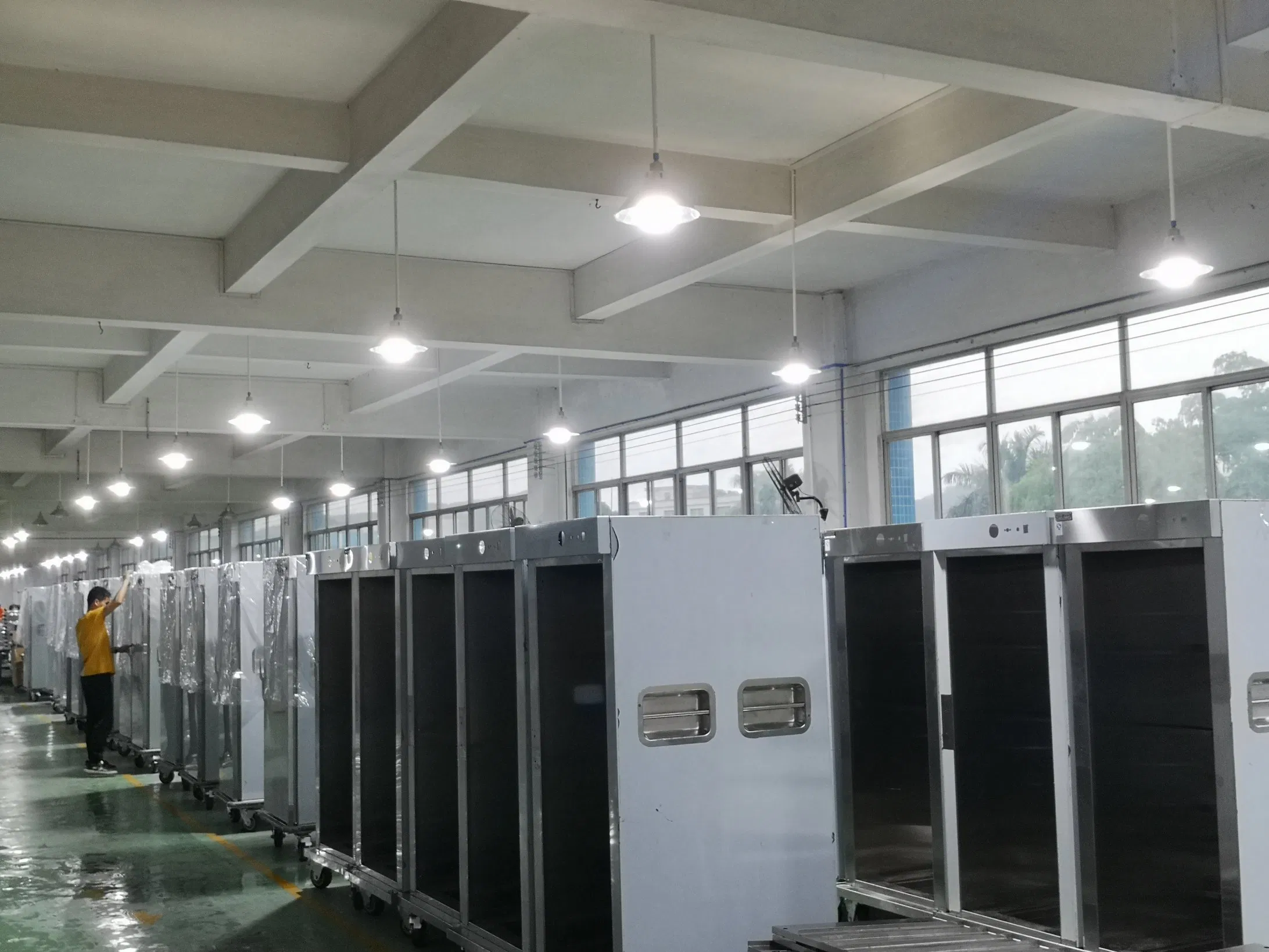 Holding Cabinet Banquet Cart Truck Single Door Mobile Electric Food Warmer Cabinet with 11 Layers CE