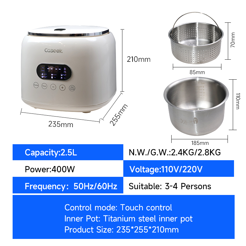 Household Kitchen Appliance Fast Cooking 24-Hour Appointment Low Sugar Electric Rice Cooker
