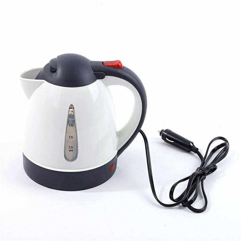 High Quality 12V 24V Portable Fast-Heating Travel 1000ml Mini Electric Car Kettle