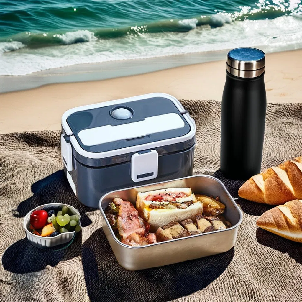 Aohea ODM Manufacturerer Lfgbfdarohs Electric Heating Cooking Lunch Box Auto Electrical Warmer Container Factory Compartments New BPA Free Kid Food