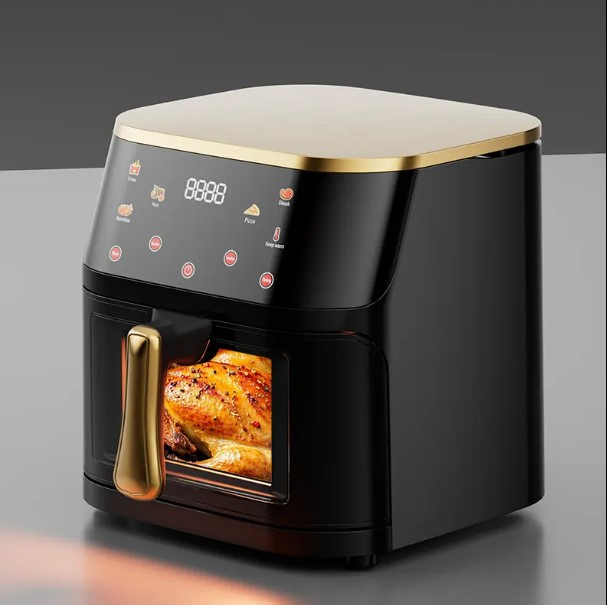 10L Electric Digital Air Fryer Oven with Cooking Preset Rotisserie Dehydrator Oil Less Cooker Multi-Function Air Fryer Toaster