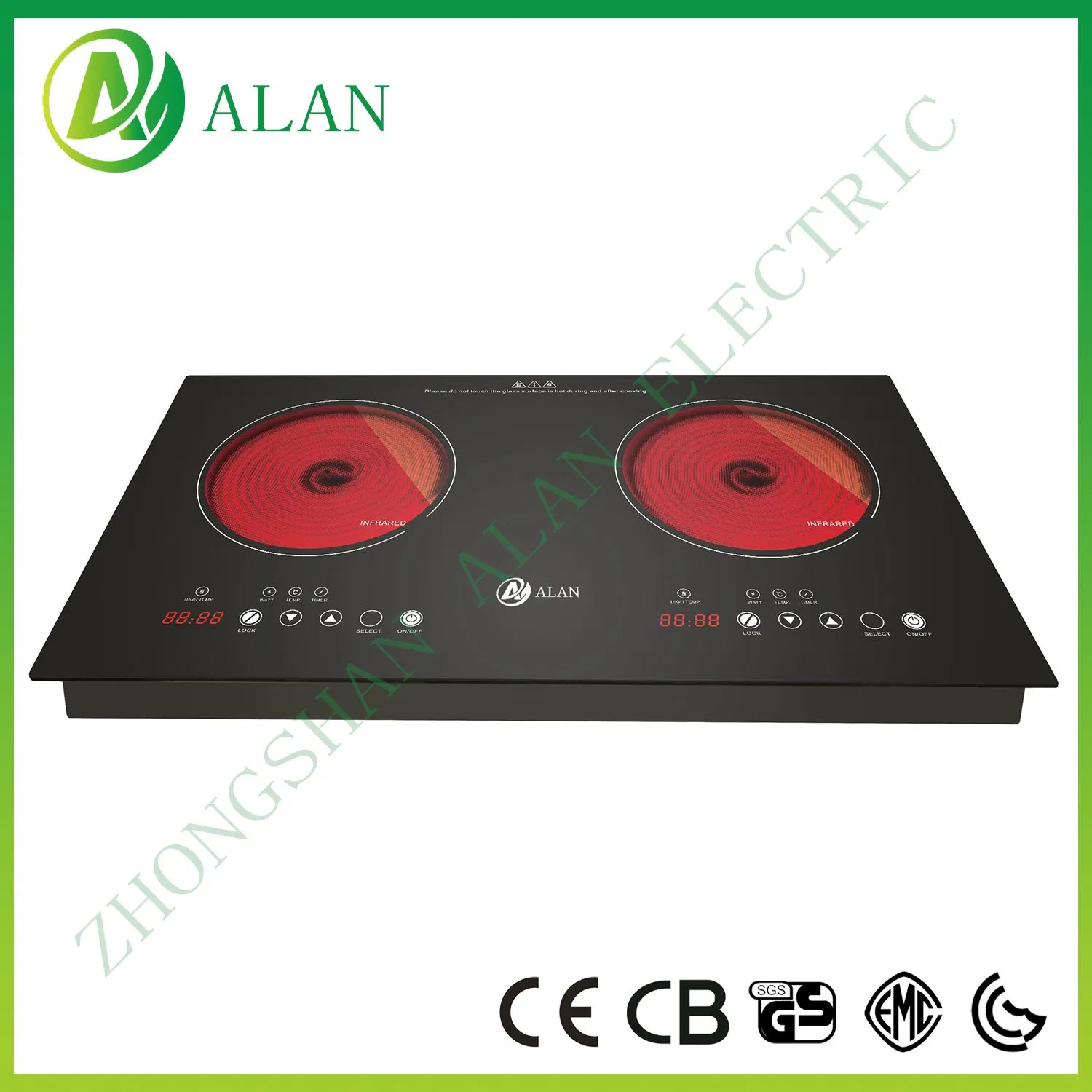 Touch Screen Portable Best Price Household Double Burns Induction Cooker Electric Induction Stove