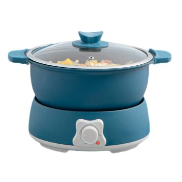 Removable Heating Plate Electric Deep Pot and Grill Pan 26cm