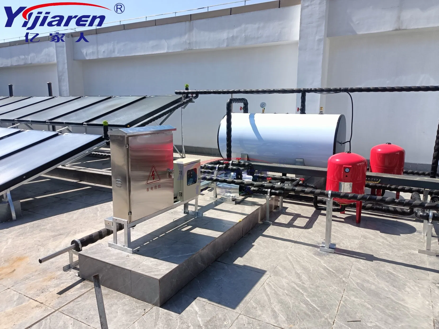 Innovative Heat Pump System for Commercial Pool Water Heating Tank