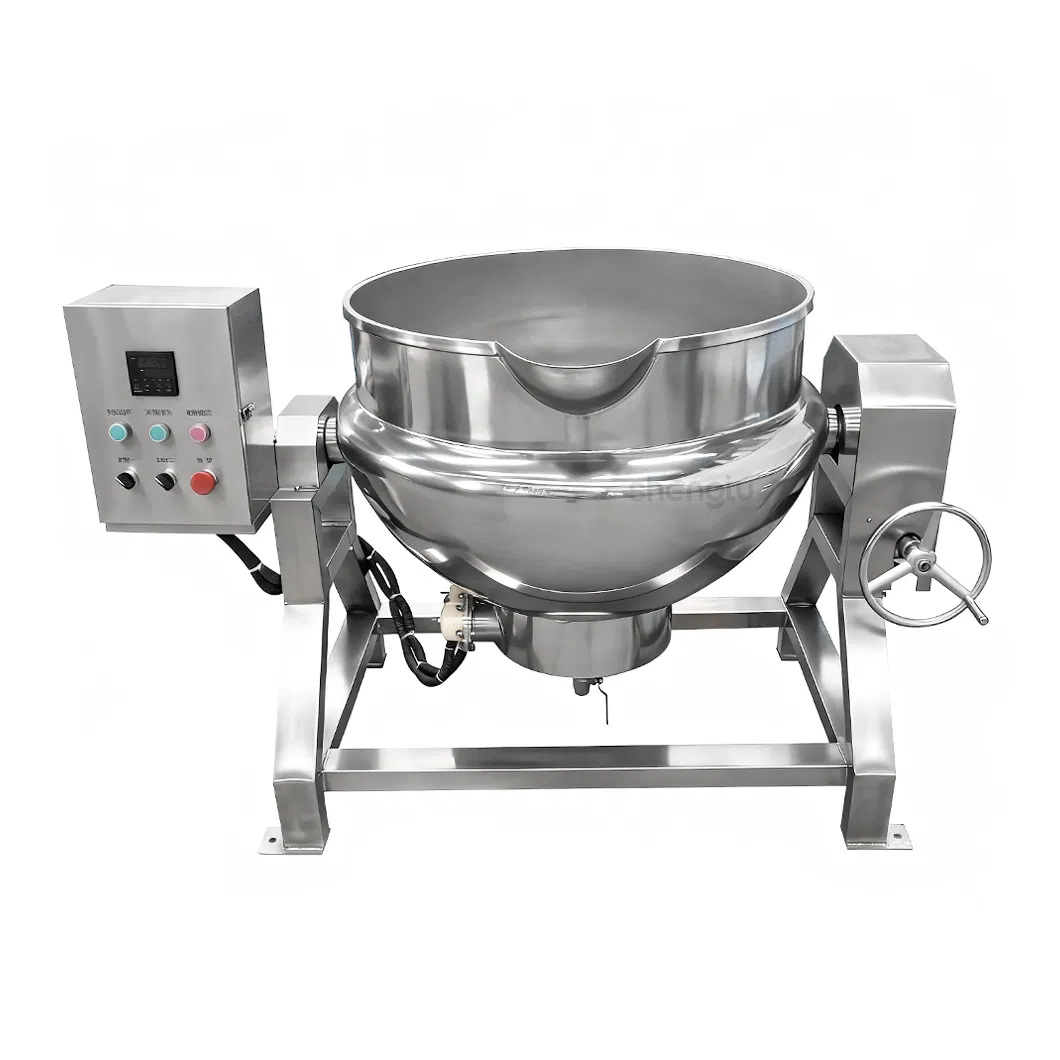 Continuous Jacketed Cooking Kettle System for Jam Making with CIP System