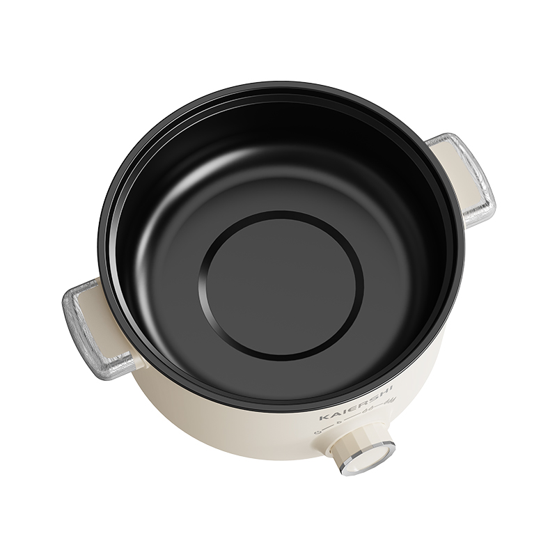 Pan Grill with Steamer Noodle Cooker Heating Soup Frying Electric Mini Hot Pot