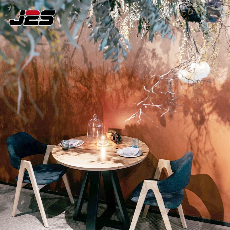 J2s Modern Commercial Coffee Shop Furniture Wooden Tables and Chairs Sets for Cafe Restaurant Project