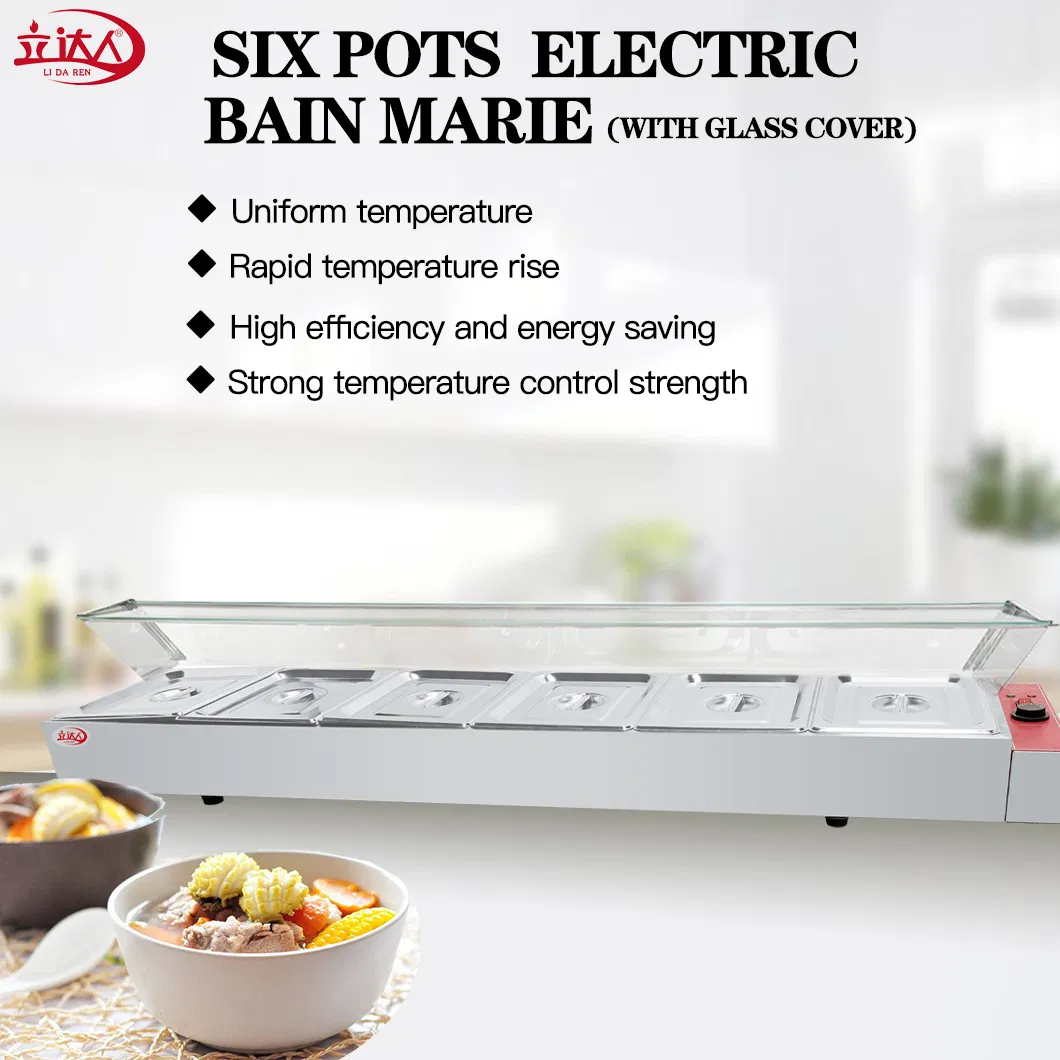 Commercial Electric Soup Bain Marie Food Warmer