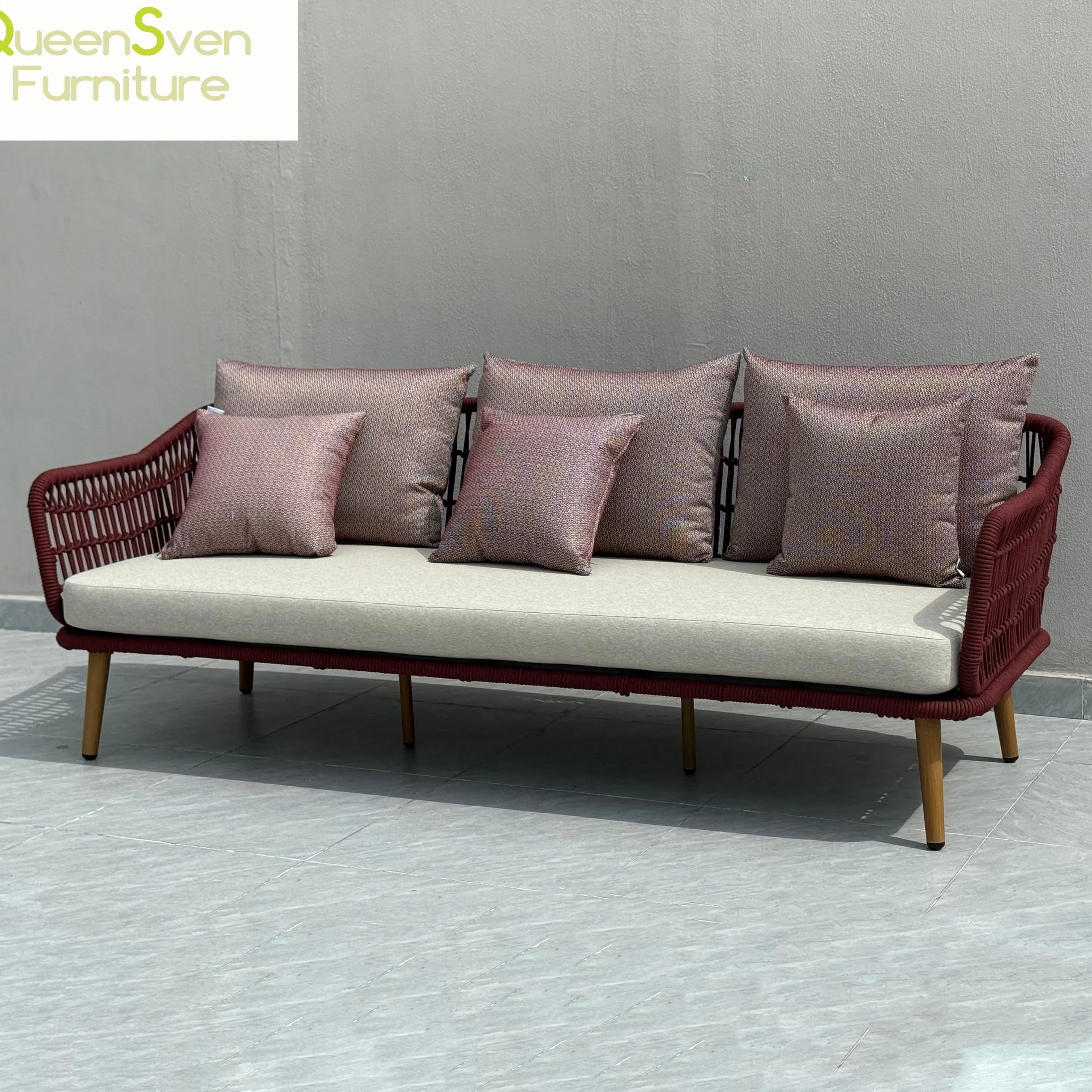 New Wicker Rattan Sofa Sets Outdoor Garden Sofa Hotel Lobby Patio Furniture