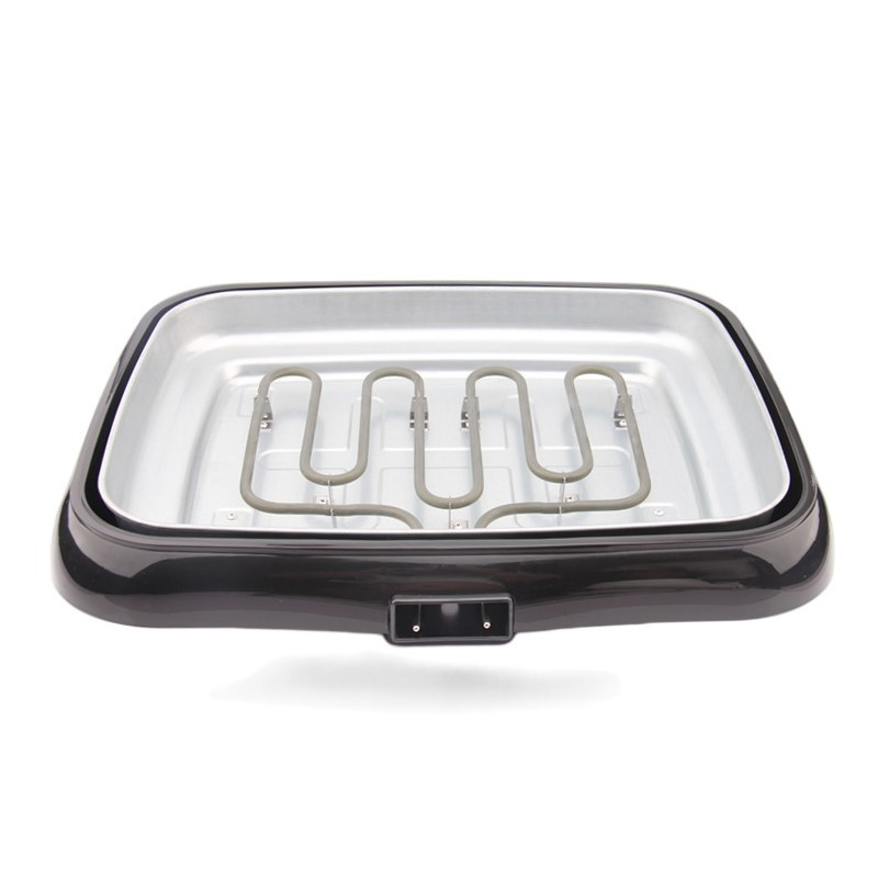 Electric Hotpot Grill Multi Function Baking Pan Barbecue Grill Utensil Instant Pans
