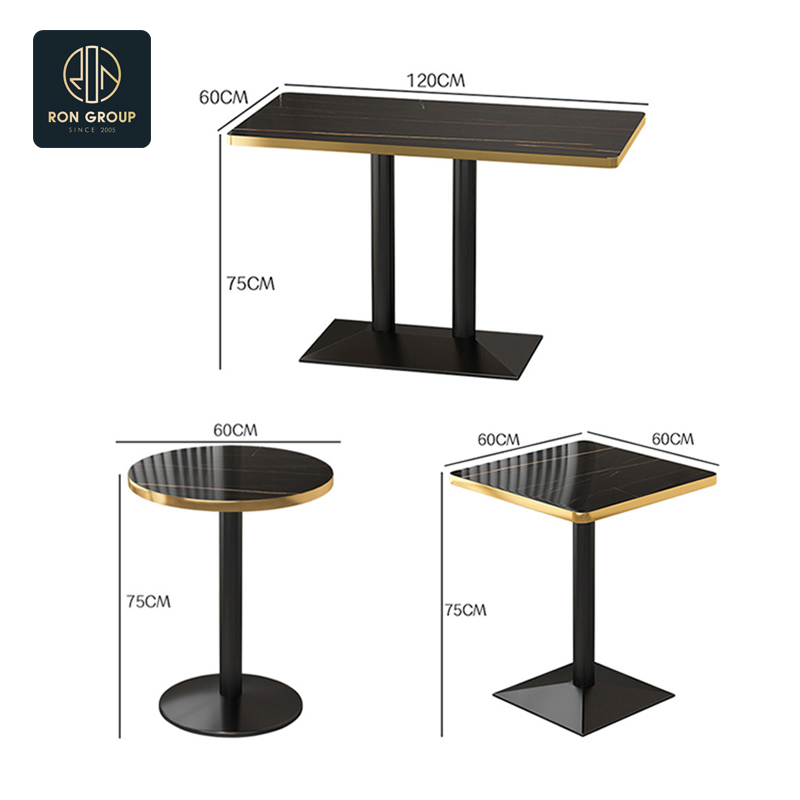 Luxury Coffee Shop Leather Wood Fast Food Cafeteria Table Chair Booth Seating Commercial Restaurant Furniture