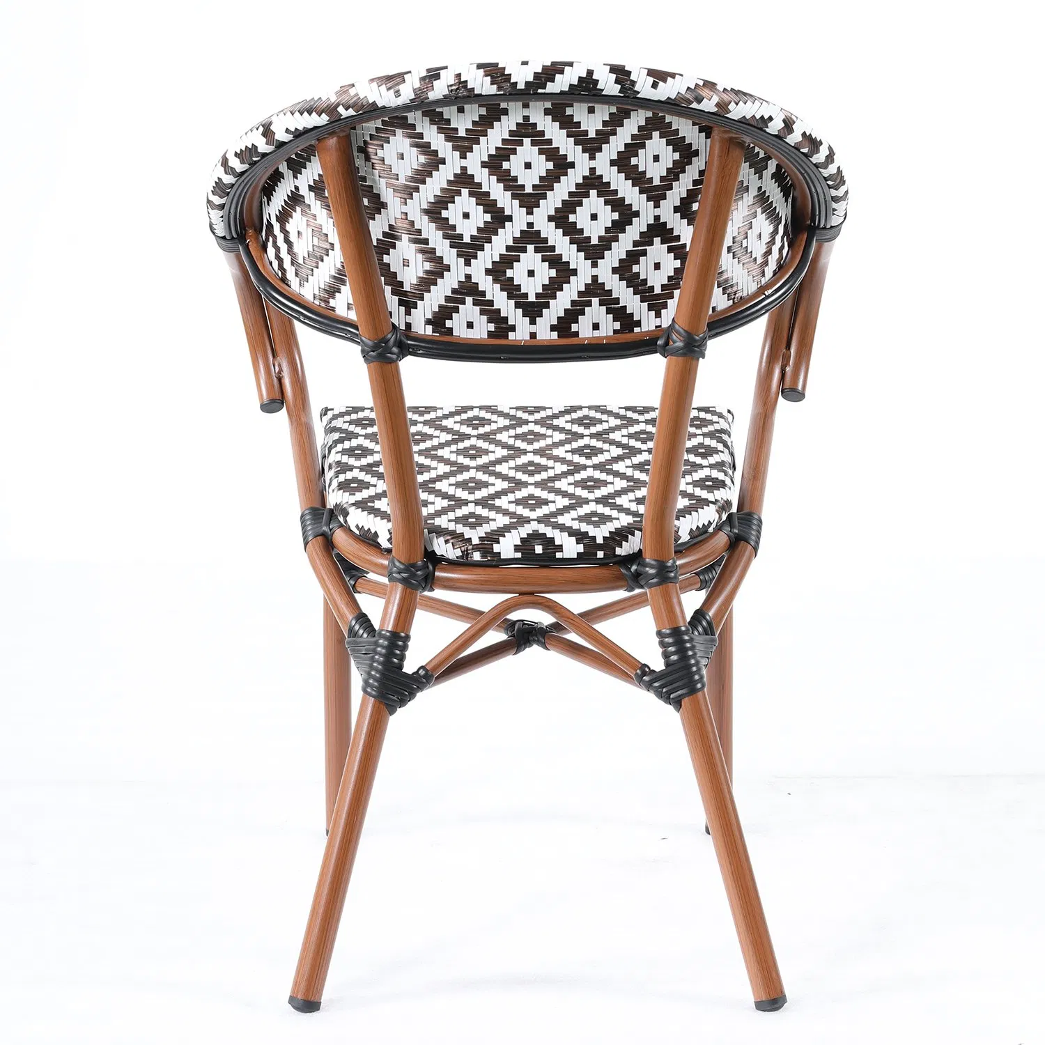 Outdoor Garden Restaurant Furniture Quick Dry Restaurant Dining Arm Chairs