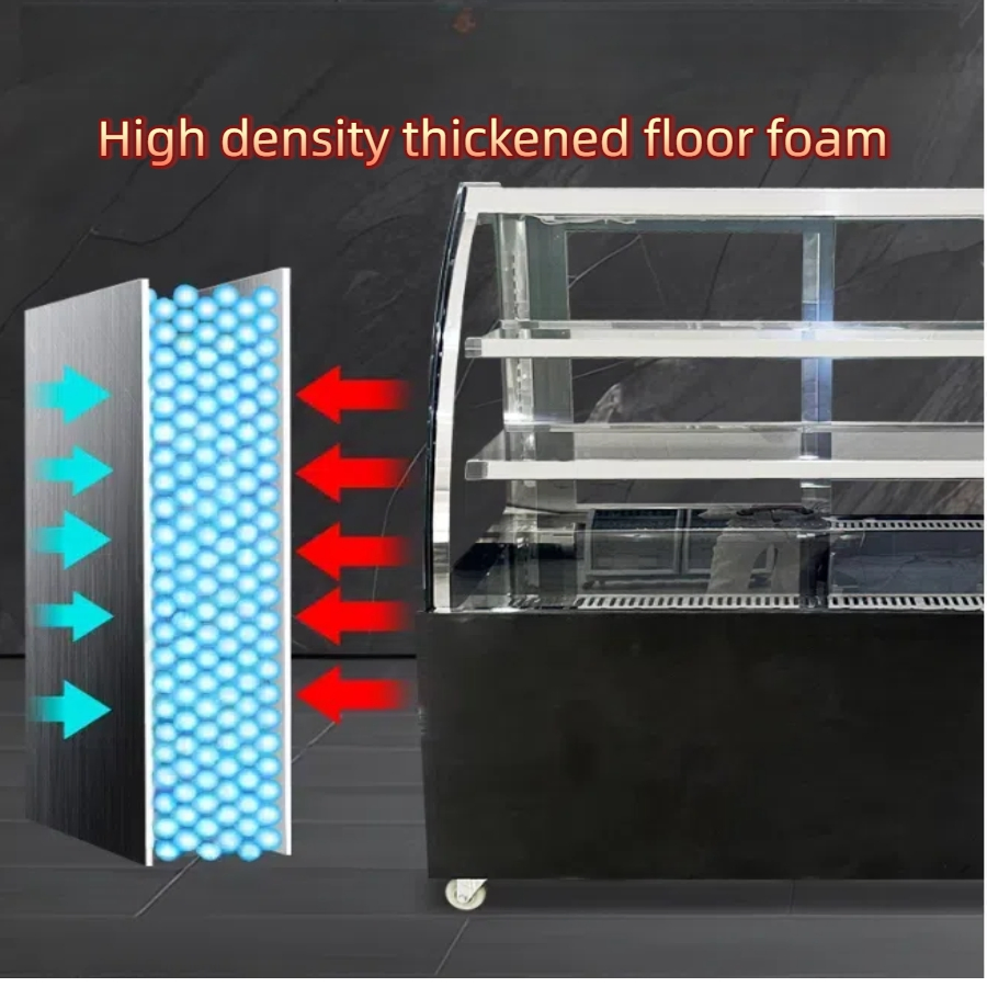 Quick Freeze Cake Showcase with Freezer Keeps Cakes Fresh